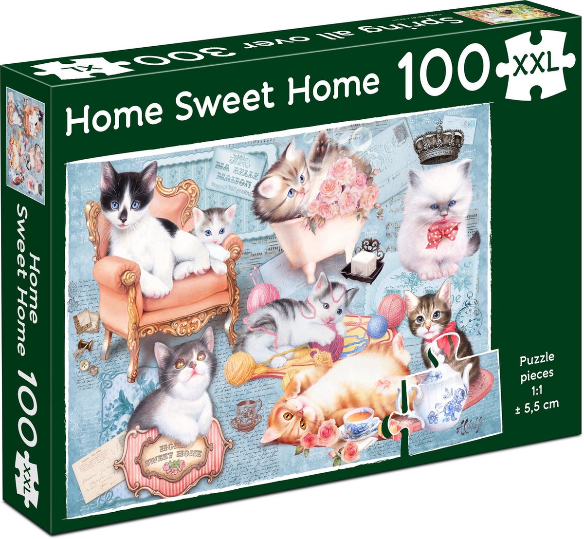 XXL Puzzel - Home Sweet Home (100 XXL) (INTRODUCTIE AANBIEDING)